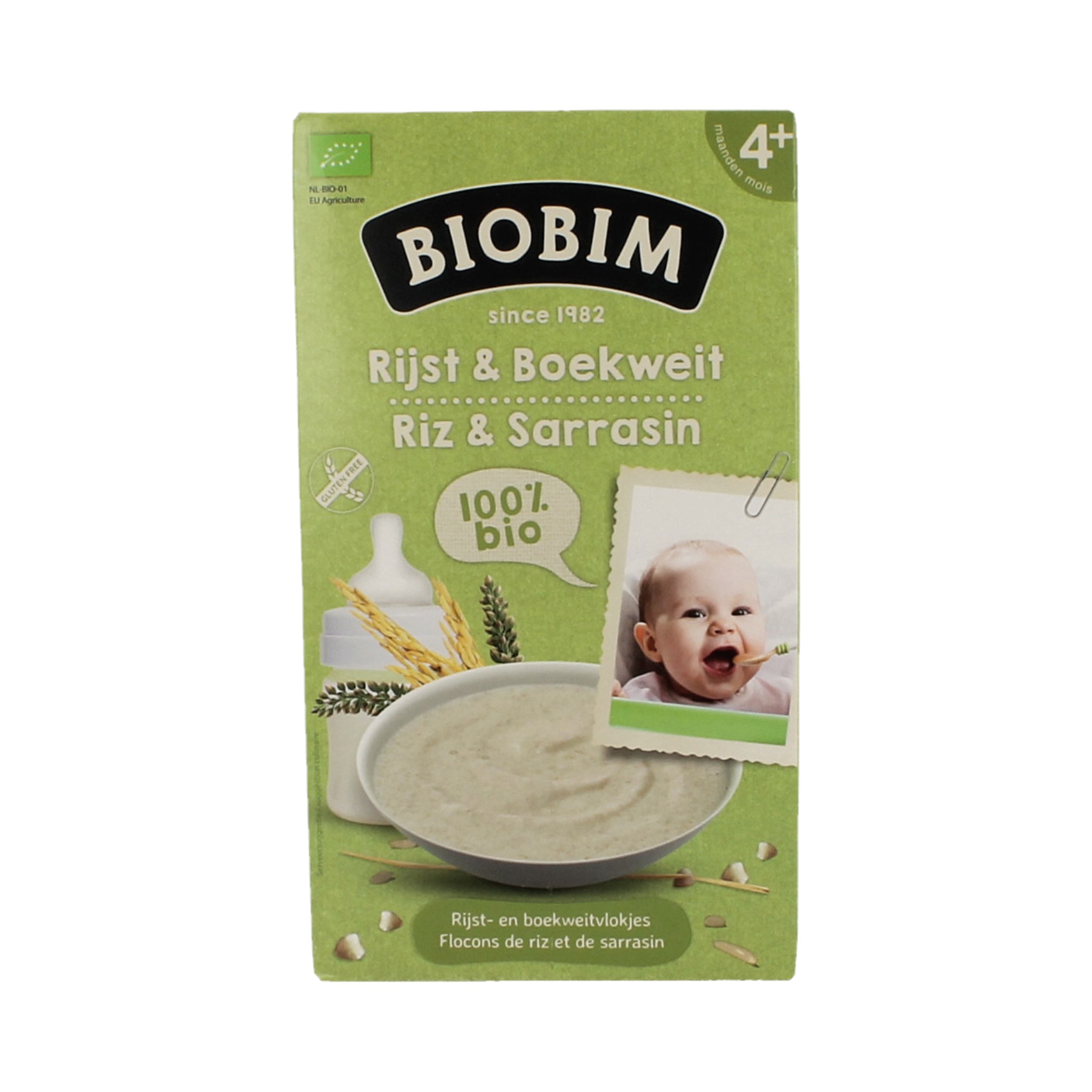 Mentor Vervuild gemakkelijk Biobim Baby Plus Rijst en Boekweit 200 gram - Winkelglutenvrij